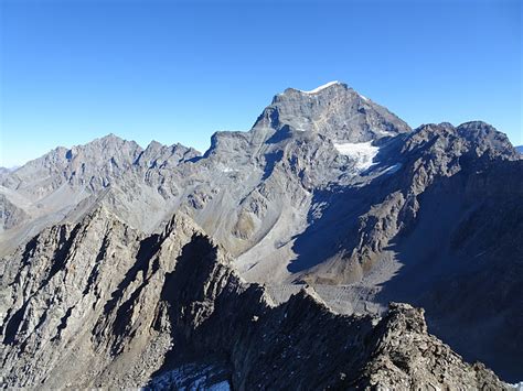 Blick über den Col de la Gouille zum Grand Combin Fotos hikr org