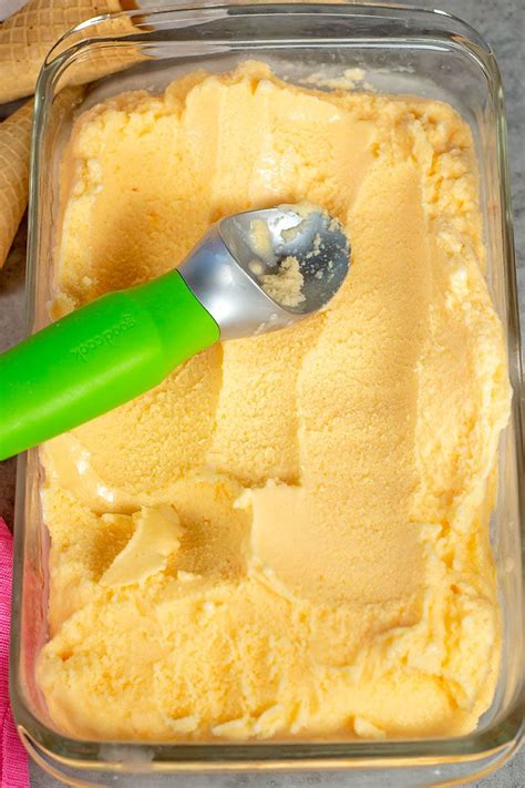 Simple And Delicious Homemade Orange Sherbet That You Can Make With Or