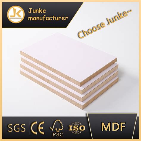 Melamine Laminated Slot Mdf Board Plain Mdf Plywood Sheet Wood Grain