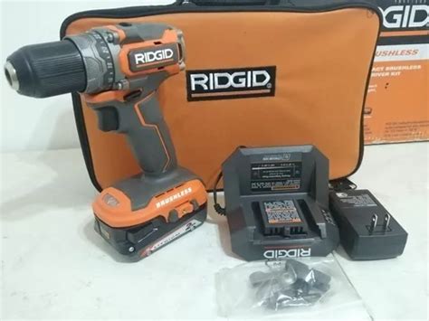 Kit Taladro destornillador Ridgid Subcompacto Sin Escobillas Envío gratis