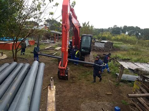 Agua Potable Avanza A Buen Ritmo Con La Hist Rica Obra De El Ceibal