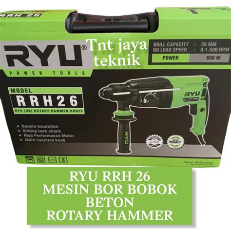 Jual Mesin Bor Bobok Beton Ryu Rrh Rotary Hammer Mesin Bor Beton