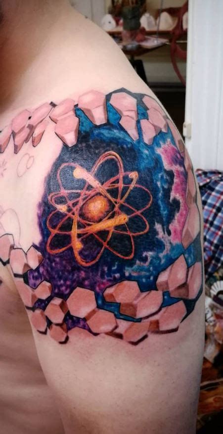 85 Atom Tattoos to Showcase Your Love for Science – Homie Daily