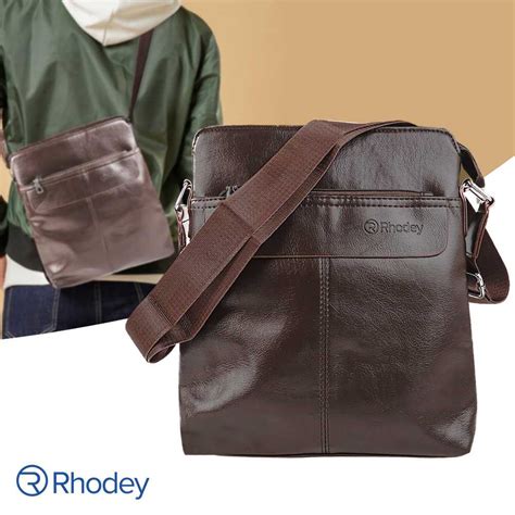 Jual Rhodey Tas Selempang Pria Elegant Messenger Sling Bag Soft