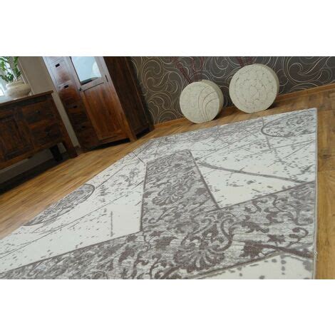 Alfombra acrílica FLORYA 0304 beige marrón beige 160x235 cm