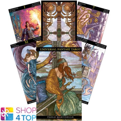 Universal Fantasy Tarot Deck Cards Esoteric Fortune Telling Lo Scarabeo New Ebay