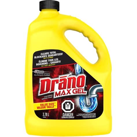 Drano Max Gel Drain Clog Remover Home Hardware