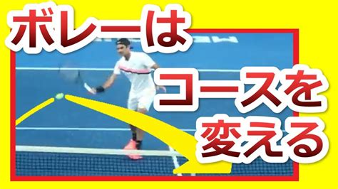 【ボレーの基本】ボレーを相手に返していませんか？相手のいないところへ打つボレーの基本『非常識なテニス上達理論』 Youtube