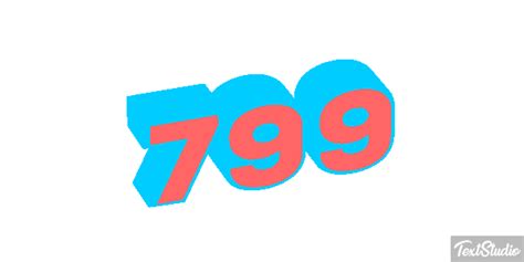 799 Number Animated GIF Logo Designs