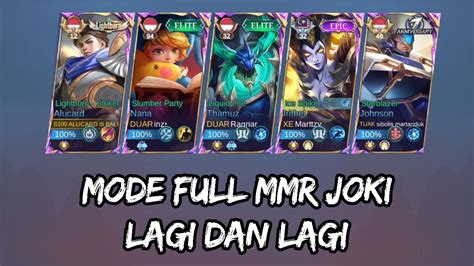 MODE FULL MMR JOKI KAYU SILVER GOLD YouTube