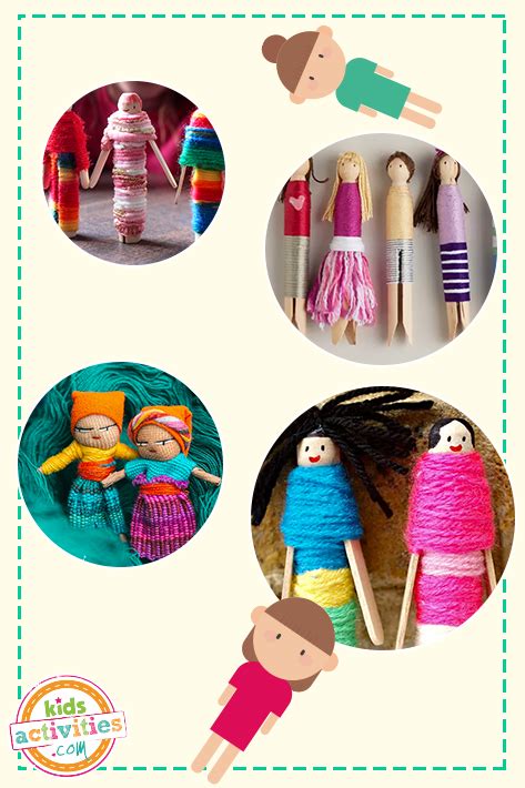 21 Fun Ways To Make Worry Dolls | Kids Activities Blog