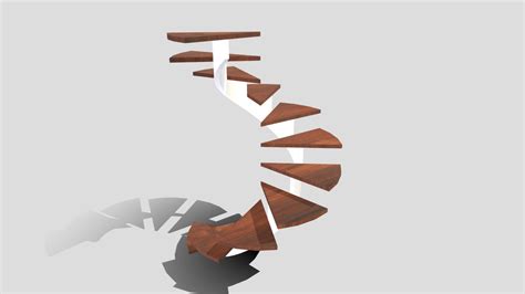 Spiral Stairs Download Free 3d Model By Yashrajput440v 4cda5cd