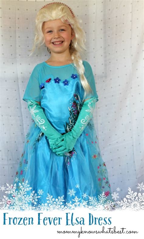 Frozen Fever Elsa Dress Costume Review