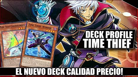 El Nuevo Mejor Deck Calidad Precio Time Thief Deck Yugioh Duellinks