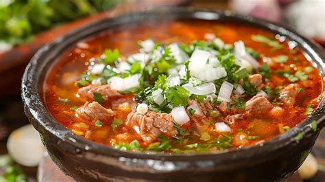 Premium Photo A Delicious Bowl Of Traditional Mexican Soup Pozole