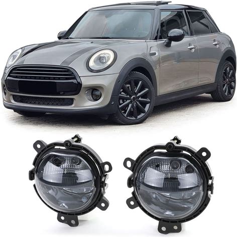 Black Clear Fog Lights With DRL For Mini Cooper F54 F55 F56 In