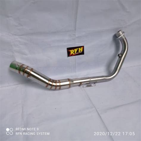 Pipa Leher Knalpot Sonic Supra Gtr Gulu Banyak Header Knalpot Sonic