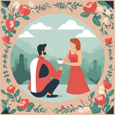 Premium Ai Image Romantic Marriage Proposal