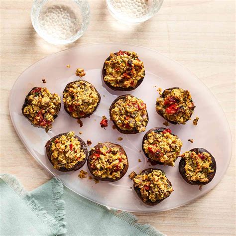 Vegan Stuffed Mushrooms Recipe Eatingwell