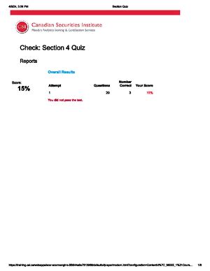 CSC Volume Chp 4 CSC Notes CSC Volume One Chapter 4 Economic