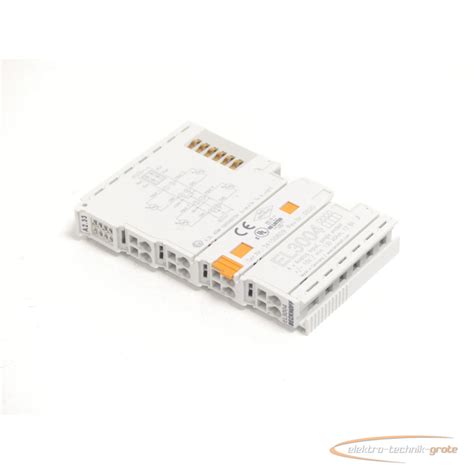 Beckhoff EL3004 EtherCAT Klemme 4 Kanal Analog Eingang 213 74