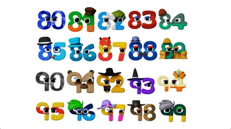 Wonderland Numbers Characters V46 Youtube