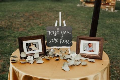 Wedding Memorial Table Decoration Ideas For Those Who Will Forever