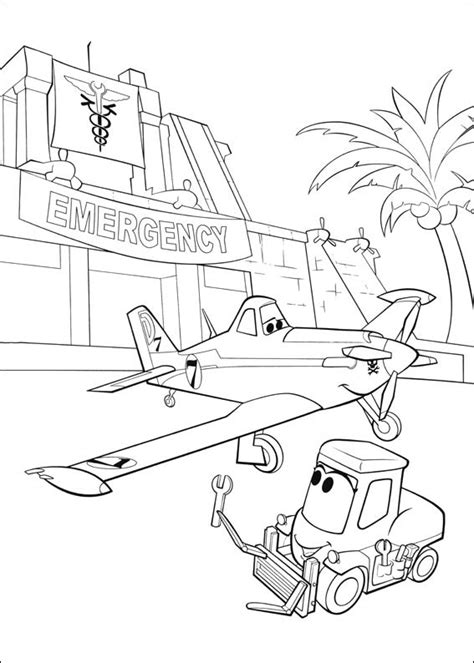 Planes Free Printable Coloring Sheets 22