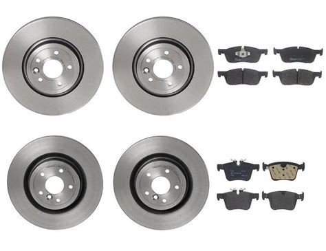 Jaguar Brembo Brakes Kit Pads Rotors Front And Rear Mm Mm