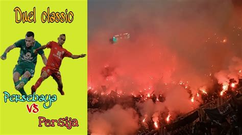 Persebaya Vs Persija Ribuan Flare Menyala Di Gelora Bung Tomo Merayakan