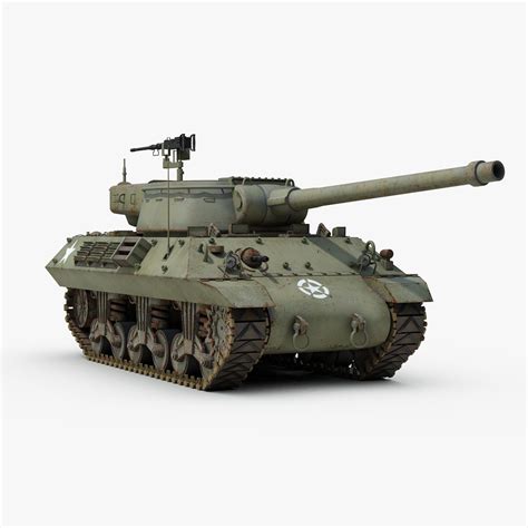 M36 Jackson Tank Destroyer 3D Model $179 - .obj .max .fbx .3ds - Free3D