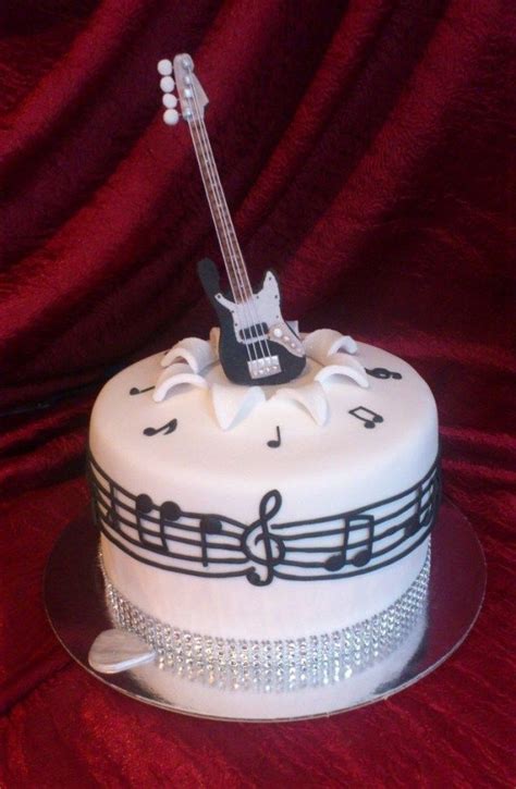 24 Exclusive Image Of Birthday Cakes With Guitars On Them Guitar Cake Birthday Cakes For