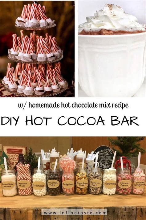 How To Make A Diy Hot Chocolate Bar Recipe Christmas Hot Chocolate Bar Hot Chocolate Ts