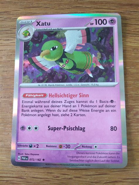 Pokemon Karte Xatu Holo Ebay