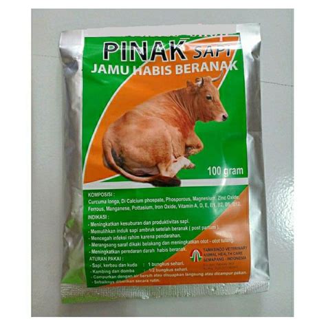 Jual PINAK SAPI JAMU VITAMIN HEWAN TERNAK HABIS BERANAK UNTUK SAPI DAN