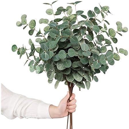 Amazon Funarty Pcs Artificial Eucalyptus Leaves Long Stems