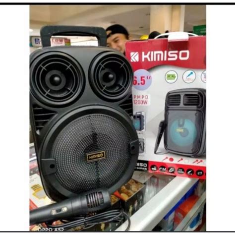 Jual Speaker Bleutooth Portable KIMISO 338 Free Mic Karaoke Shopee