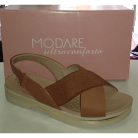 Sand Lia Feminia Modare Confort Anat Mica Nude Shopee Brasil