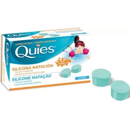 Quies Tapones Infantiles Silicona Nataci N Pares