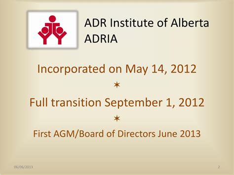 Ppt Adr Institute Of Alberta Powerpoint Presentation Free Download