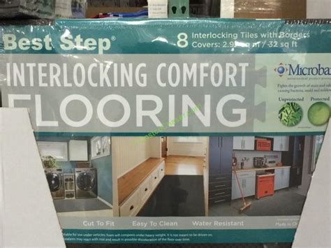 Best Step Interlocking Comfort Flooring With Microban Costco Chaser