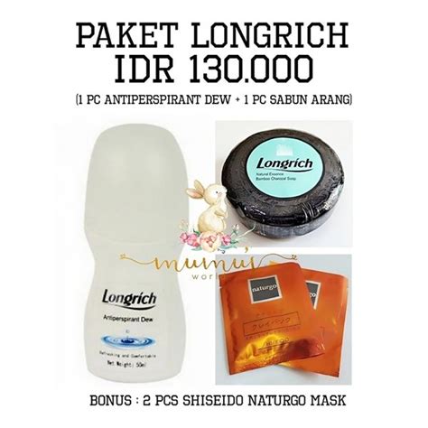 Jual Paket Antiperspirant Roll On Sabun Arang Longrich Di Lapak Mumus