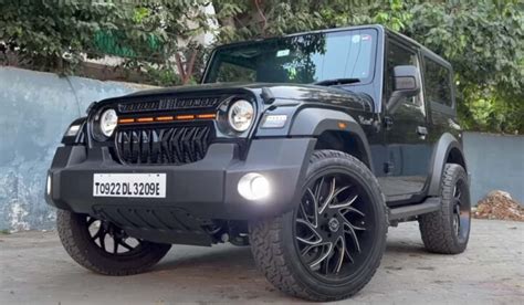 Modified Mahindra Thar With Worth Rs Lakh Modifications