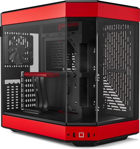 Hyte Y60 Modern Aesthetic Dual Chamber Panoramic Tempered Glass Mid Tower Atx Computer Gaming