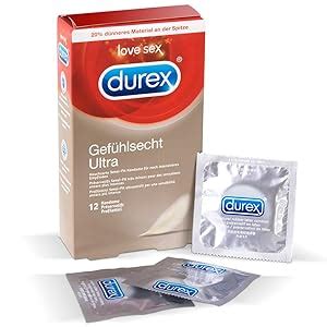 Durex Gefühlsecht Ultra Kondome Sensi Fit Kondome mit 20 dünnerem