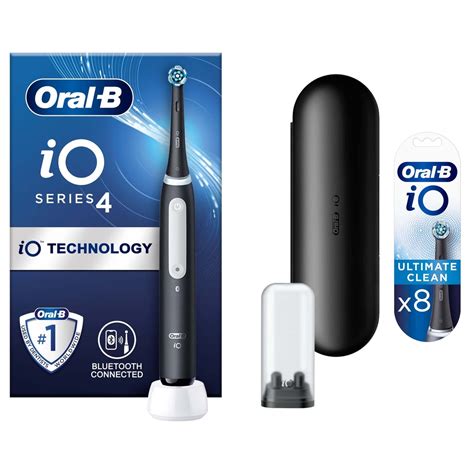 Oral B IO4 Matte Black Electric Toothbrush Oral B UK