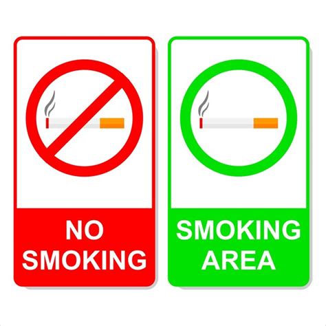 Premium Vector No Smoking Sign Vector Design