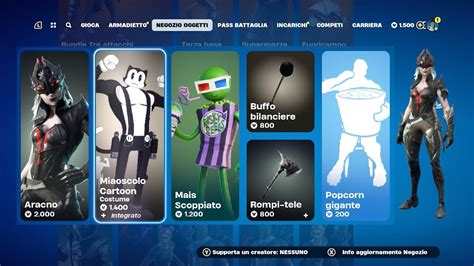 Nuovo Negozio Oggetti Fortnite Shop Aprile Youtube