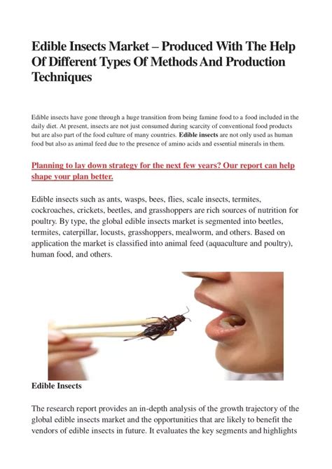 Ppt Edible Insects Reach Source Of Protein Powerpoint Presentation Id8460480