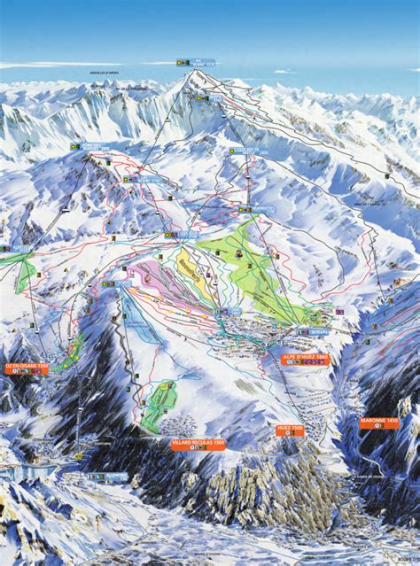 Plan Des Pistes Alpe D Huez